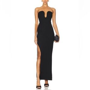 Elliatt Classic Black Strapless Dress